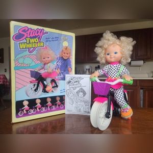 VINTAGE 1991 KENNER STACY TWO WHEELER DOLL
